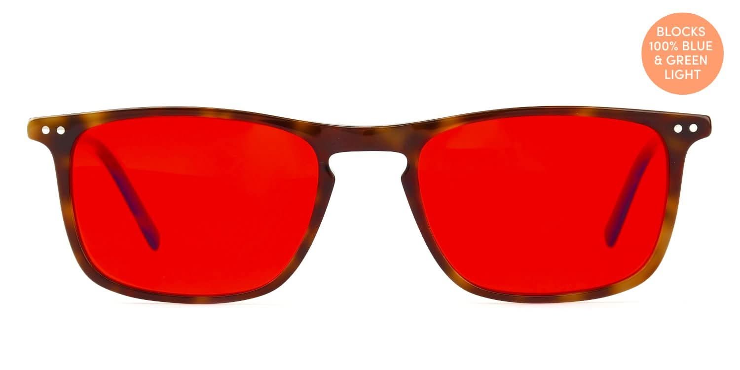 Dylan Blue Light Blocking Glasses - Maple Tortoise