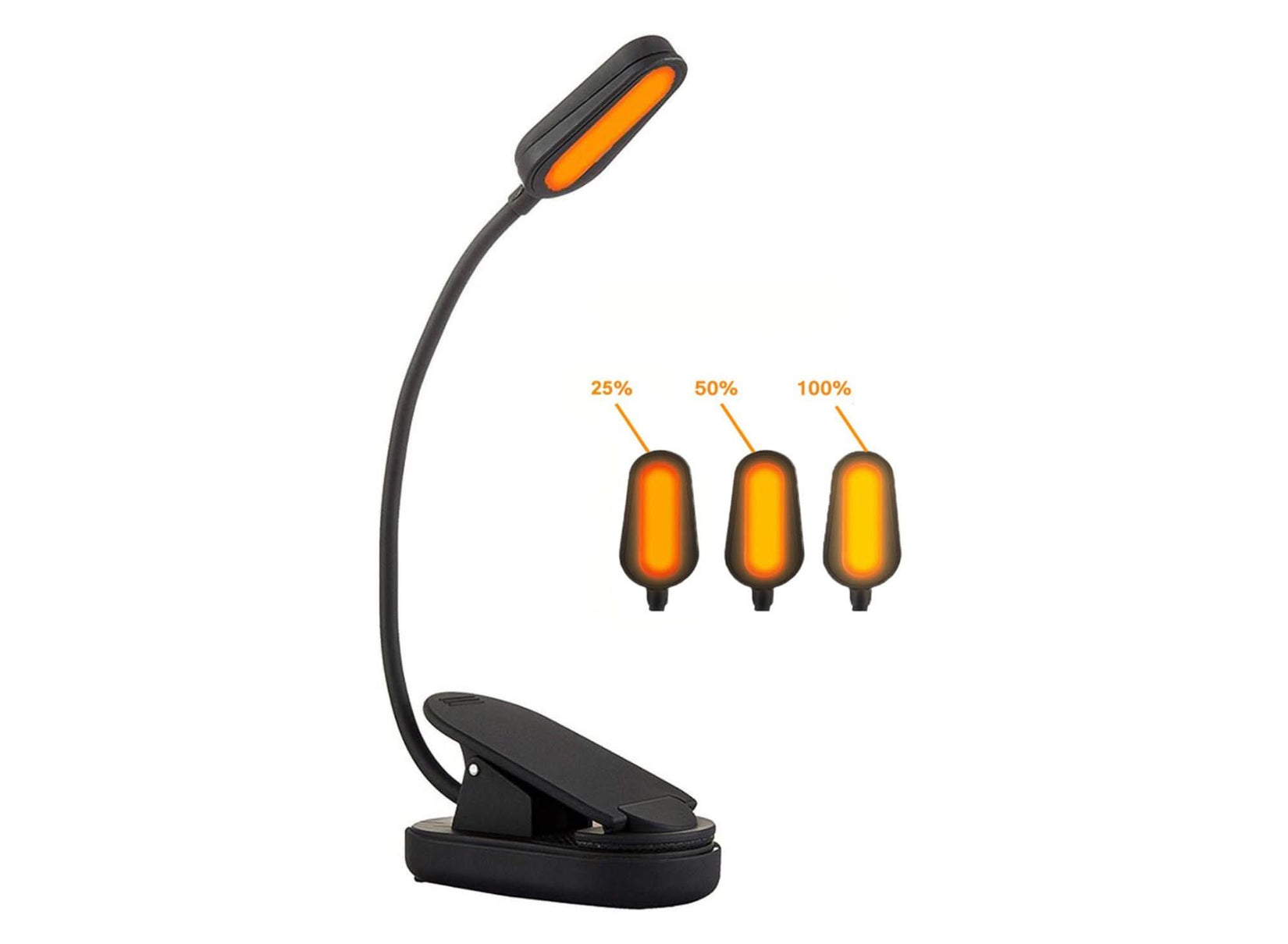 Evening Glow Amber Book Light
