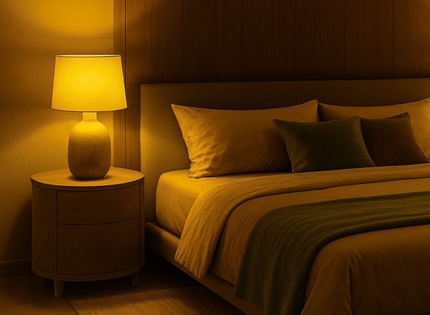 Evening Glow Amber Light Bulb - Small Screw