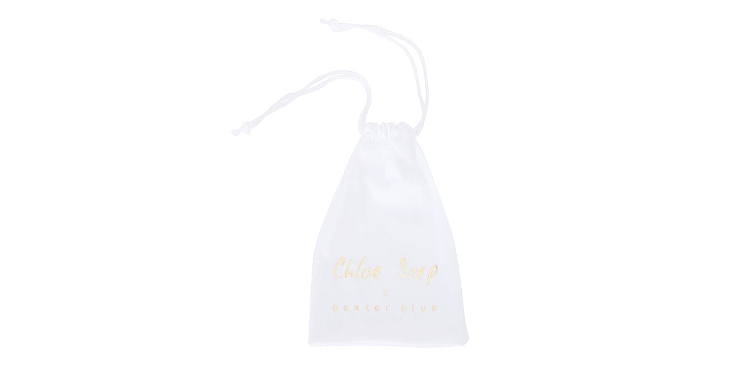 Chloe - Gold Chain-Ivory White Beads