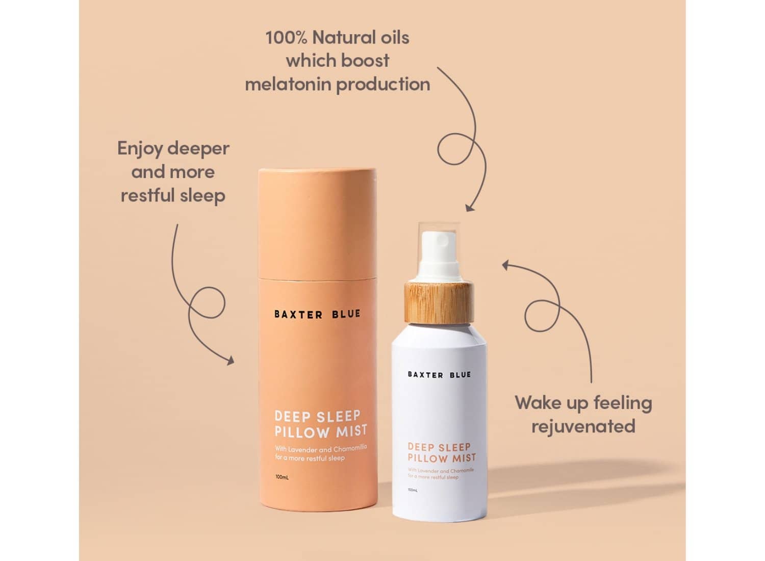 Deep Sleep Pillow Mist - Baxter Blue