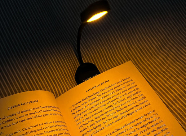 Evening Glow Amber Book Light