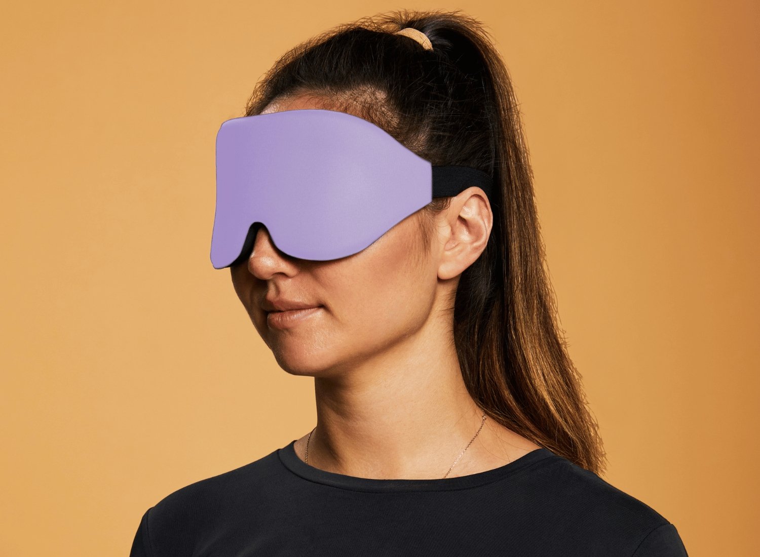 sleep mask for glasses wearers temple coverage