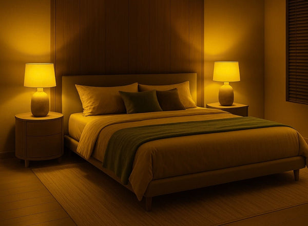 Evening Glow Amber Light Bulb - Small Screw